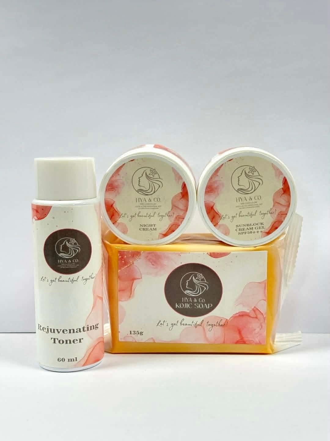 HYA & CO. Rejuvenating Set – Complete 4-Step Anti-Acne & Brightening Kit