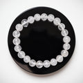 Clear Quartz Round Beaded Bracelet 8 mm