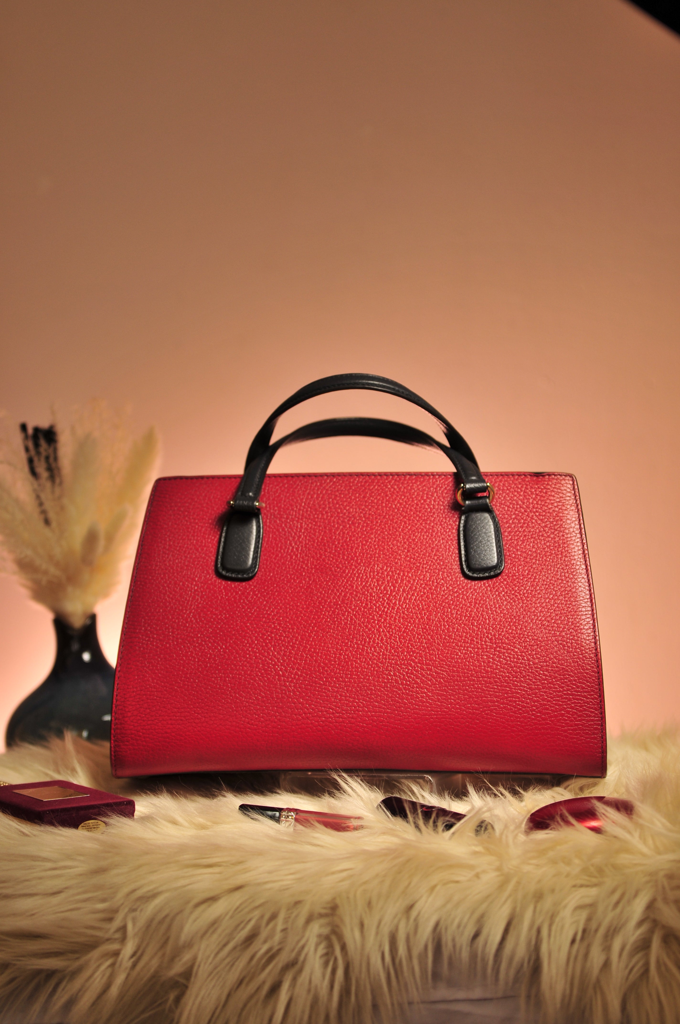 Gucci Tricolor Soho Handbag with Shoulder Strap