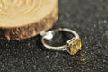 Citrine Natural Gemstone Ring in 925 Sterling Silver Size 7