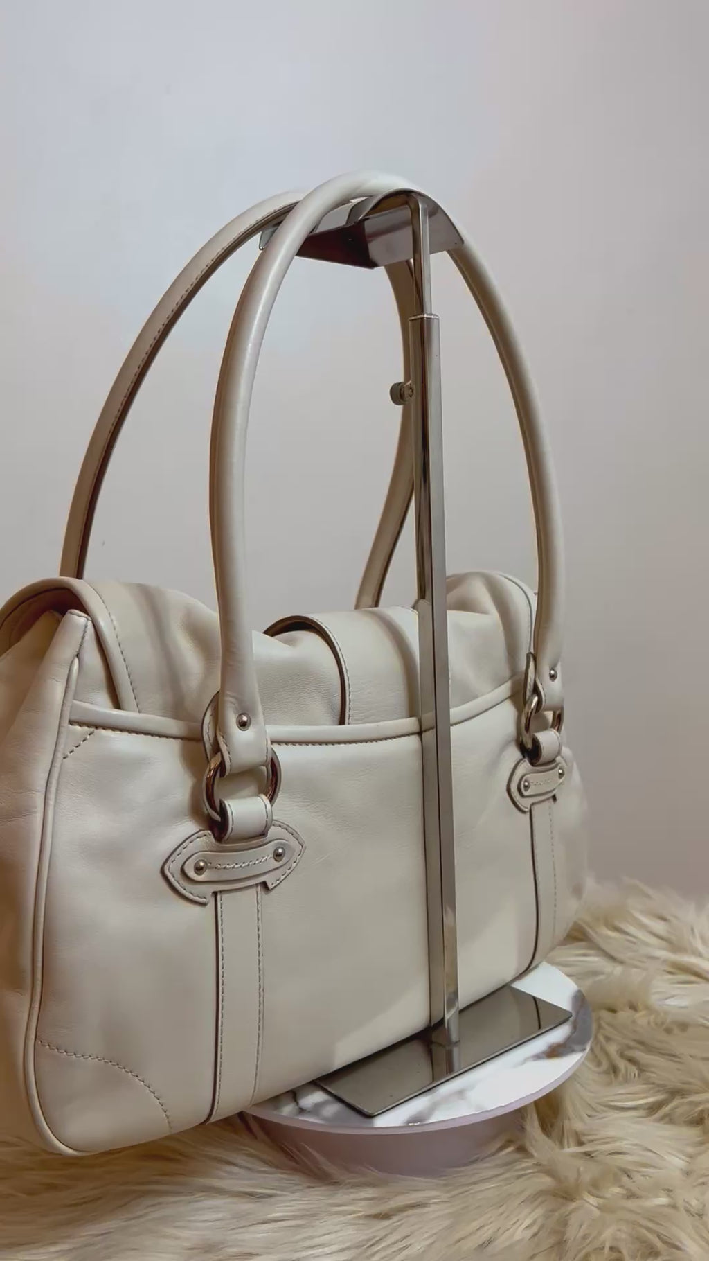 Dior Saint Germain Flap Handbag in Rich Soft Leather